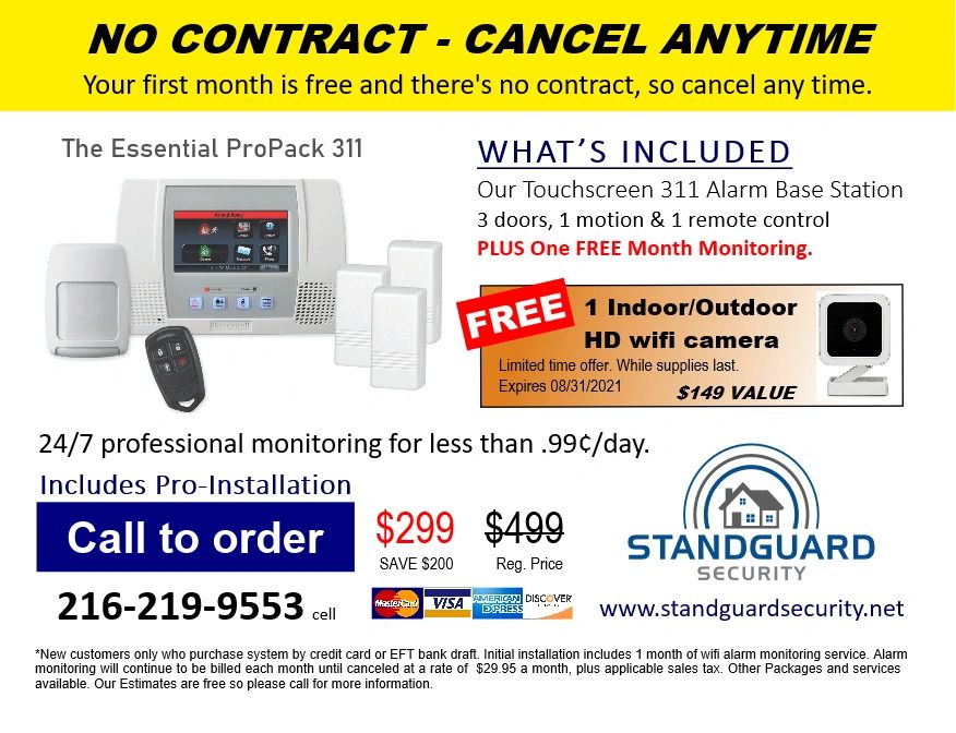 Standguard Security Security Systems Cleveland, Ohio